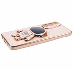 For Samsung Galaxy M55 5G / C55 5G / F55 5G Case with Astronaut Kickstand Electroplating TPU Phone Cover