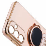 For Samsung Galaxy M55 5G / C55 5G / F55 5G Case with Astronaut Kickstand Electroplating TPU Phone Cover