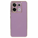 For Xiaomi Redmi Note 13 Pro 5G Case 6D Electroplating Flexible TPU Protective Phone Cover
