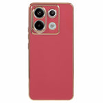 For Xiaomi Redmi Note 13 Pro 5G Case 6D Electroplating Flexible TPU Protective Phone Cover