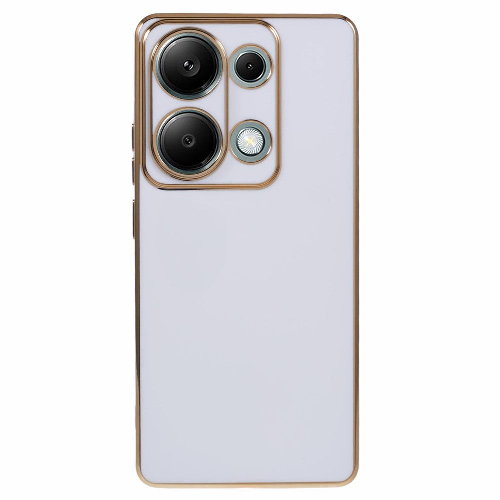 For Xiaomi Redmi Note 13 Pro 4G / Poco M6 Pro 4G Case TPU Phone Cover 6D Electroplating Aesthetic Trendy