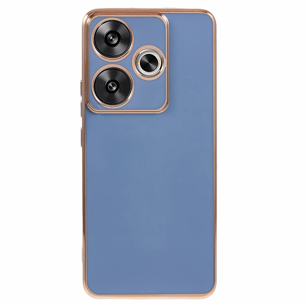 For Xiaomi Redmi Turbo 3 5G / Poco F6 5G Case Soft TPU Anti-Scratch Phone Cover 6D Electroplating
