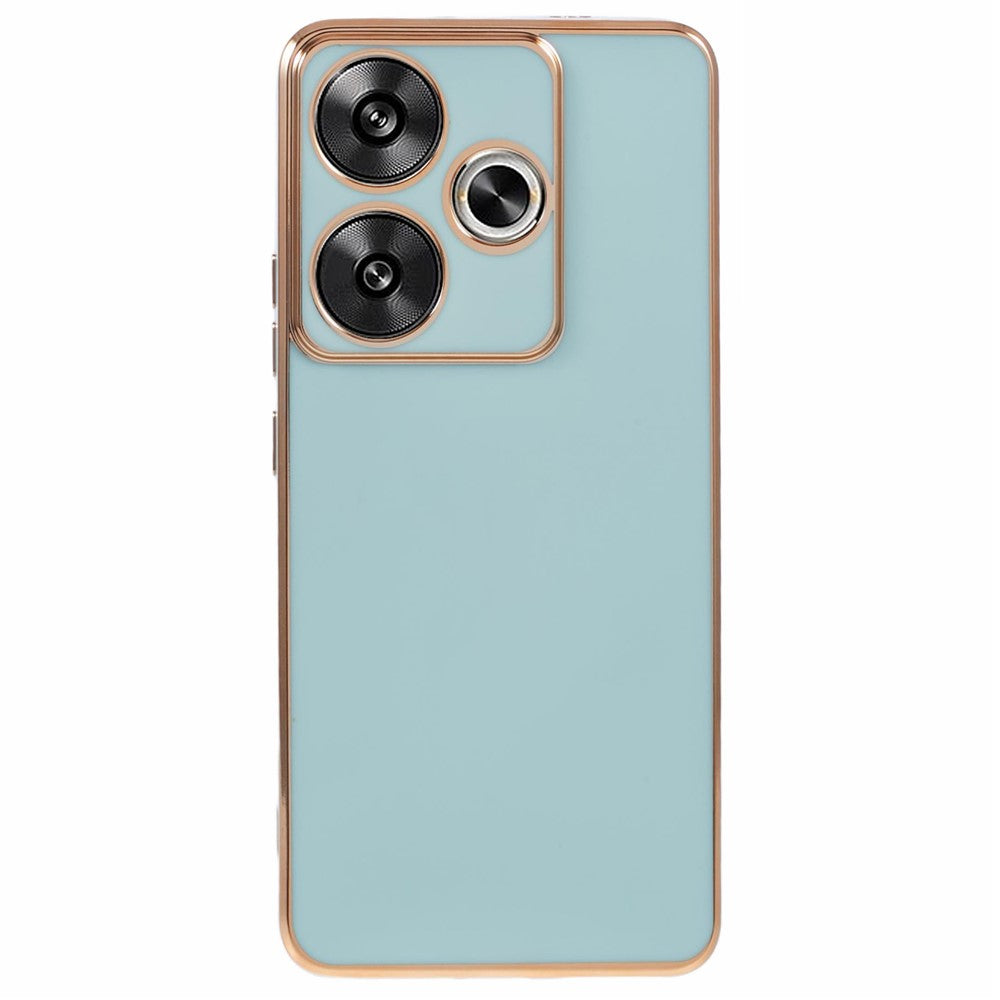 For Xiaomi Redmi Turbo 3 5G / Poco F6 5G Case Soft TPU Anti-Scratch Phone Cover 6D Electroplating
