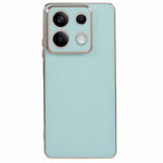 Xiaomi Redmi Note 13 5G / Note 13R Pro 5G-skal 6D-galvaniserat TPU-mobilskydd kameralinsskydd