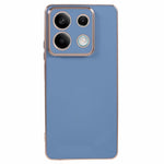 Xiaomi Redmi Note 13 5G / Note 13R Pro 5G-skal 6D-galvaniserat TPU-mobilskydd kameralinsskydd