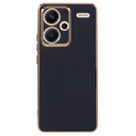 For Xiaomi Redmi Note 13 Pro+ 5G Case Glossy TPU Phone Cover 6D Electroplating  Drop Impact