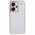 For Xiaomi Redmi Note 13 Pro+ 5G Case Glossy TPU Phone Cover 6D Electroplating  Drop Impact