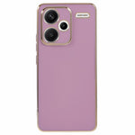 For Xiaomi Redmi Note 13 Pro+ 5G Case Glossy TPU Phone Cover 6D Electroplating  Drop Impact