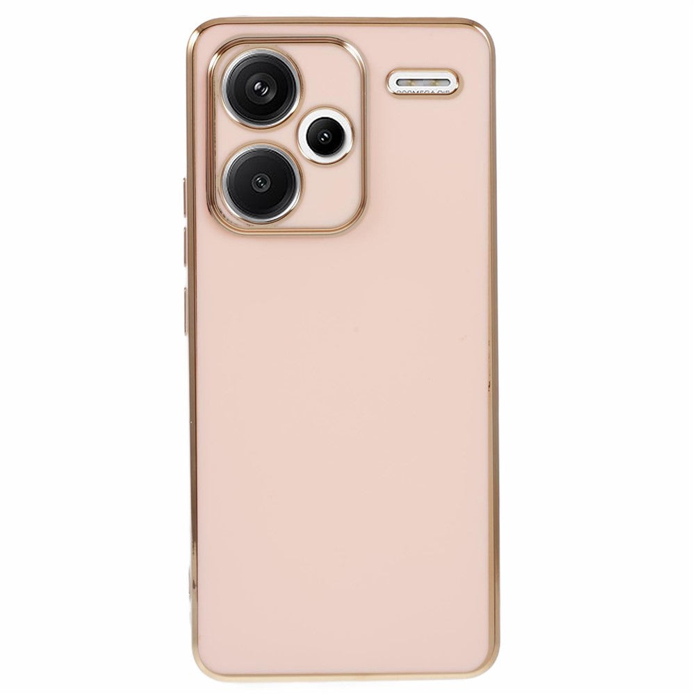 For Xiaomi Redmi Note 13 Pro+ 5G Case Glossy TPU Phone Cover 6D Electroplating  Drop Impact