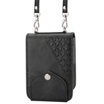 For Samsung Galaxy Z Flip7 FE 5G / Z Flip6 5G Case Calf Texture PU Leather Phone Cover with Shoulder Strap