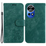 For Huawei nova 12 Pro 5G / 12 Ultra 5G Wallet Case Little Tiger Imprint Leather Phone Cover