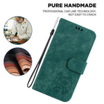 For Huawei nova 12 Pro 5G / 12 Ultra 5G Wallet Case Little Tiger Imprint Leather Phone Cover