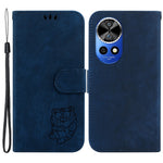 For Huawei nova 12 Pro 5G / 12 Ultra 5G Wallet Case Little Tiger Imprint Leather Phone Cover