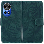 For Huawei nova 12 Pro 5G / 12 Ultra 5G Stand Case Tiger Imprint Leather Phone Cover