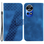 For Huawei nova 12 Pro 5G / 12 Ultra 5G Case 7-Shaped Pattern PU Leather Phone Cover