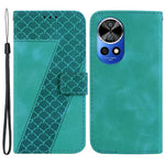 For Huawei nova 12 Pro 5G / 12 Ultra 5G Case 7-Shaped Pattern PU Leather Phone Cover