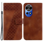 For Huawei nova 12 Pro 5G / 12 Ultra 5G Case 7-Shaped Pattern PU Leather Phone Cover