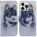 For iPhone 16 Pro Max Wallet Case Pattern Print Leather Phone Cover