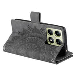 Style 006 For Xiaomi 14T Phone Case Mandala Flower Pattern PU Leather Zipper Wallet Stand Cover