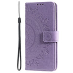 For Xiaomi 14T Stand Case Imprinted Totem PU Leather Wallet Phone Cover
