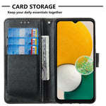 For Samsung Galaxy S24 FE Case Wallet PU Leather Solid Color Phone Cover