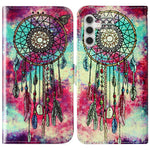 For Samsung Galaxy S24 FE Case Pattern Design Leather Flip Phone Cover