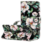 For Samsung Galaxy S24 FE Case Leather Pattern Printing Flip Phone Cover