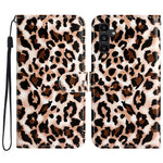 For Samsung Galaxy S24 FE Case Leather Pattern Printing Flip Phone Cover