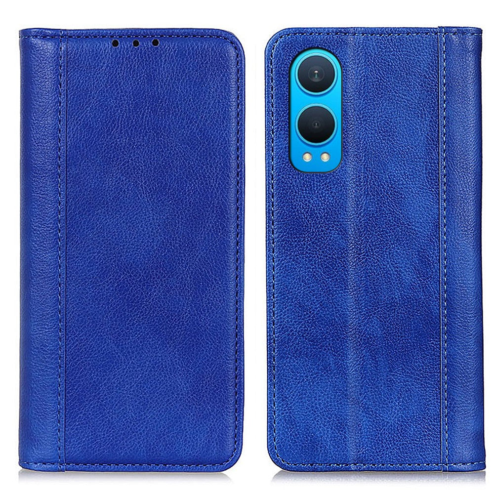 OnePlus Nord CE4 Lite 5G / Oppo K12x 5G pung-etui med splitlæder og litchi-tekstur, mobilcover