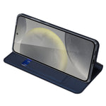 DUX DUCIS Skin Pro Series For Samsung Galaxy S24 FE Leather Case Card Holder Phone Cover