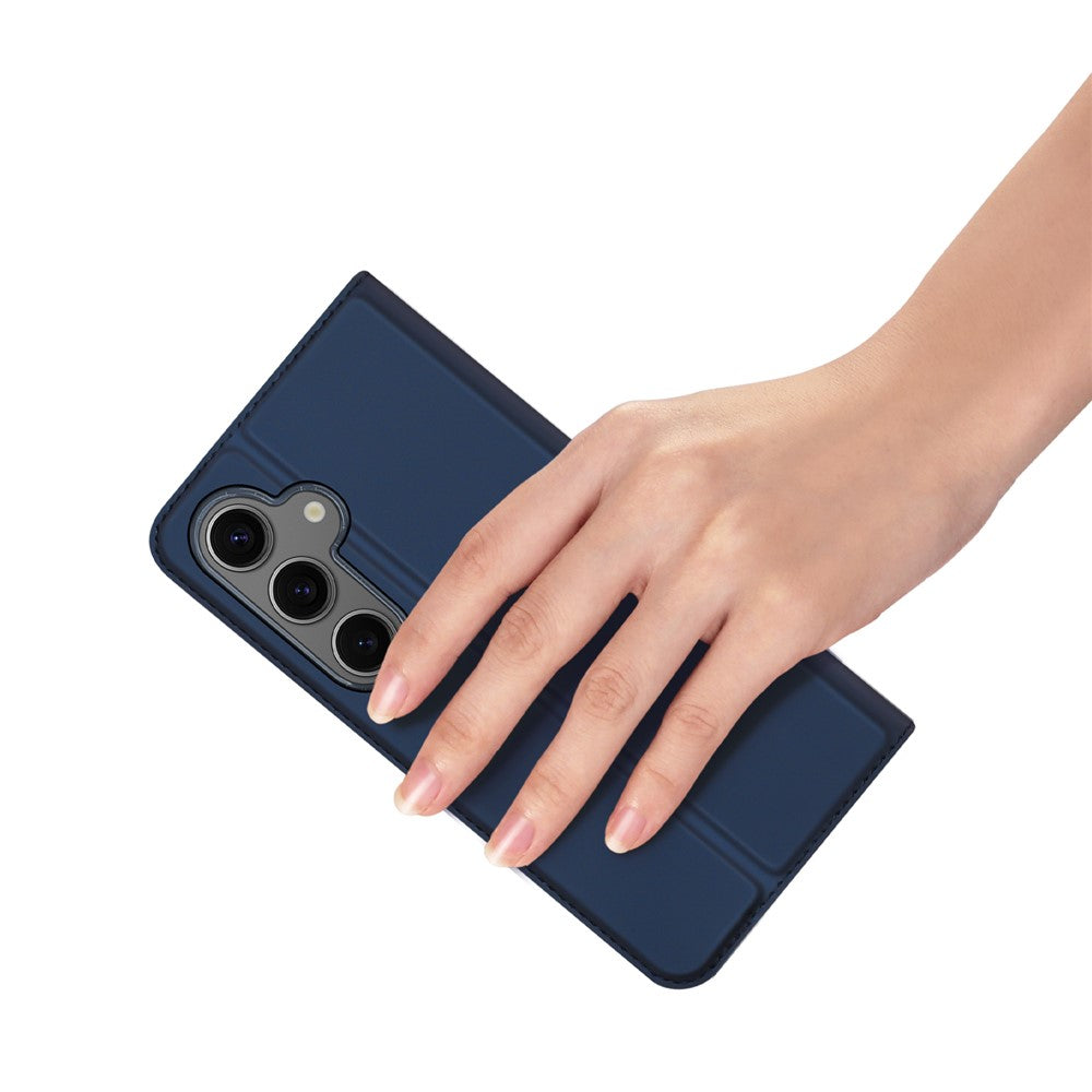 DUX DUCIS Skin Pro Series For Samsung Galaxy S24 FE Leather Case Card Holder Phone Cover