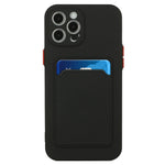 For iPhone 14 Pro Max Case Card Slot Anti-Scratch TPU Phone Cover