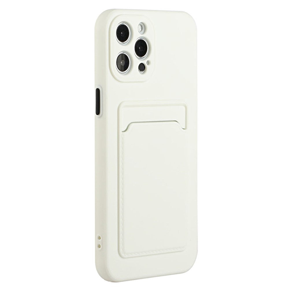 For iPhone 14 Pro Max Case Card Slot Anti-Scratch TPU Phone Cover