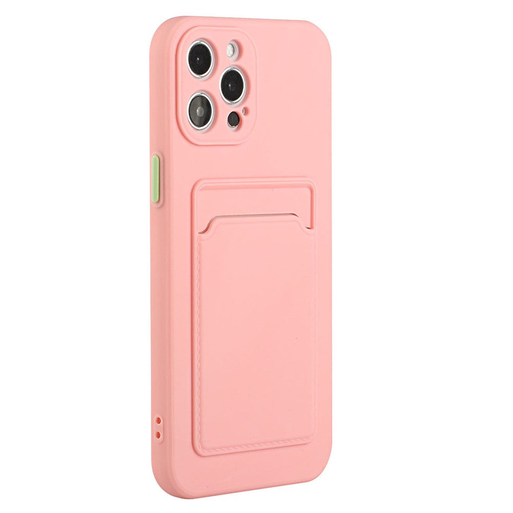 For iPhone 14 Pro Max Case Card Slot Anti-Scratch TPU Phone Cover