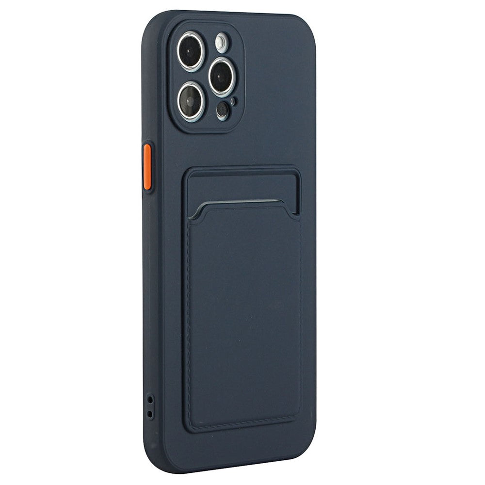 For iPhone 14 Pro Max Case Card Slot Anti-Scratch TPU Phone Cover
