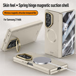 Samsung Galaxy Z Fold6 5G-magnetisk skal, hårdt PC-mobilskal med HD-hærdet glasfilm og støtte