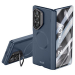 Samsung Galaxy Z Fold6 5G-magnetisk skal, hårdt PC-mobilskal med HD-hærdet glasfilm og støtte