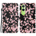 OnePlus Nord CE4 Lite 5G / Oppo K12x 5G (Kina) mobilskal Mönstertryck Läder Plånboksfodral