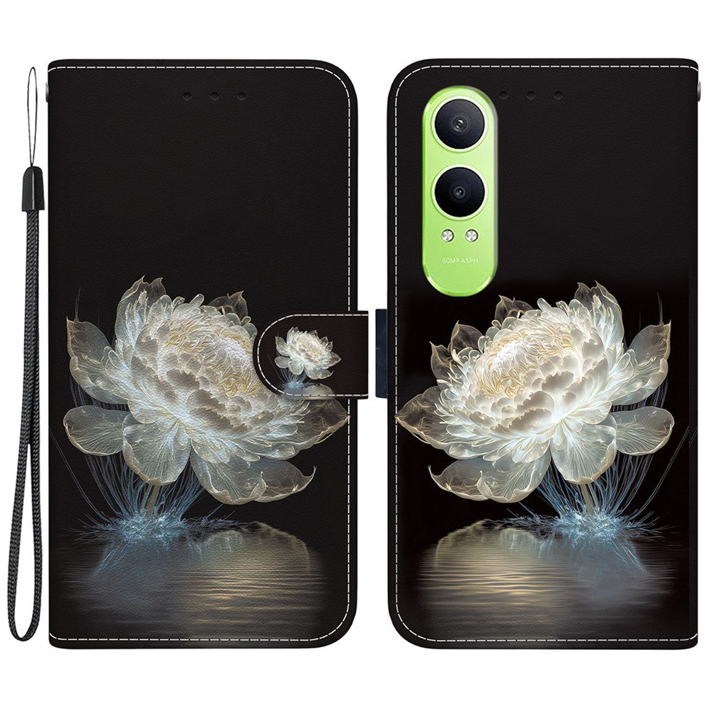OnePlus Nord CE4 Lite 5G / Oppo K12x 5G (Kina) mobilskal Mönstertryck Läder Plånboksfodral