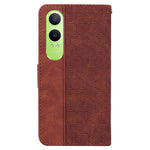 OnePlus Nord CE4 Lite 5G / Oppo K12x 5G (Kina) etui i PU-læder med geometrisk print og tegnebogsfunktion