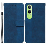 OnePlus Nord CE4 Lite 5G / Oppo K12x 5G (Kina) etui i PU-læder med geometrisk print og tegnebogsfunktion