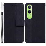 OnePlus Nord CE4 Lite 5G / Oppo K12x 5G (Kina) etui i PU-læder med geometrisk print og tegnebogsfunktion