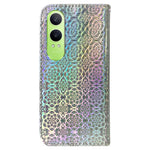 OnePlus Nord CE4 Lite 5G / Oppo K12x 5G (Kina) skal, bländande blommigt fallskyddande läderfodral