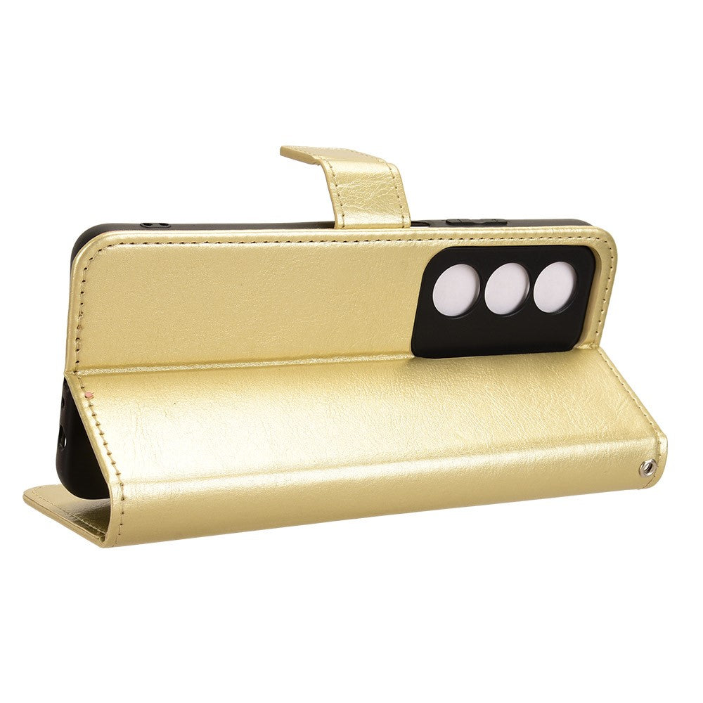 For Oppo A80 5G / A3 Pro (Global) 5G / K12x 5G (India) / A3x 5G (China) Leather Phone Case Wallet Crazy Horse Texture
