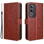 For Oppo A80 5G / A3 Pro (Global) 5G / K12x 5G (India) / A3x 5G (China) Leather Phone Case Wallet Crazy Horse Texture