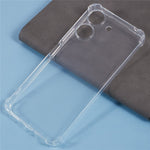 Xiaomi Redmi 13C 4G / Poco C65 4G TPU-fodral Förstärkt Fyra Hörn Genomskinligt mobilskal