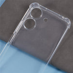 Xiaomi Redmi 13C 4G / Poco C65 4G TPU-fodral Förstärkt Fyra Hörn Genomskinligt mobilskal