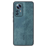 AZNS Fallskyddande mobilskal för Xiaomi 12 Lite 5G, snyggt mönsterpräglat PU-läder + TPU-mobilskyddsskal