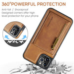 DG.MING M5 Series For iPhone 11 Pro Case Detachable Magnetic Leather Phone Cover with Card Slots