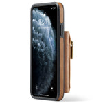 DG.MING M5 Series For iPhone 11 Pro Case Detachable Magnetic Leather Phone Cover with Card Slots